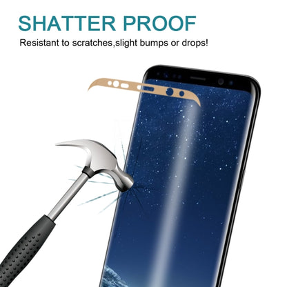 สำหรับ Galaxy S8 / G950 0.3mm 9H ความแข็งพื้นผิว 3D Curved Silk-screen Full Screen กระจกนิรภัยป้องกันหน้าจอ, For Galaxy S8 / G950