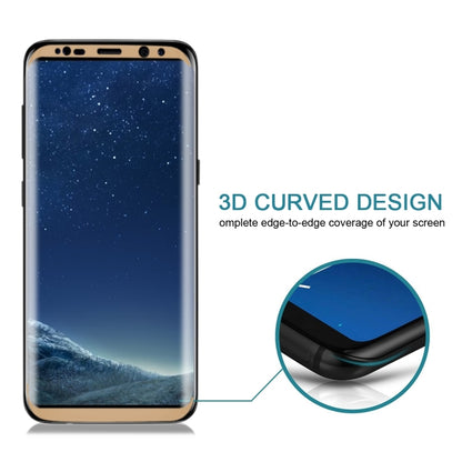 สำหรับ Galaxy S8 / G950 0.3mm 9H ความแข็งพื้นผิว 3D Curved Silk-screen Full Screen กระจกนิรภัยป้องกันหน้าจอ, For Galaxy S8 / G950