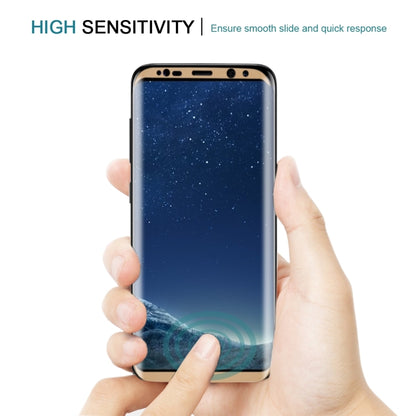 สำหรับ Galaxy S8 / G950 0.3mm 9H ความแข็งพื้นผิว 3D Curved Silk-screen Full Screen กระจกนิรภัยป้องกันหน้าจอ, For Galaxy S8 / G950