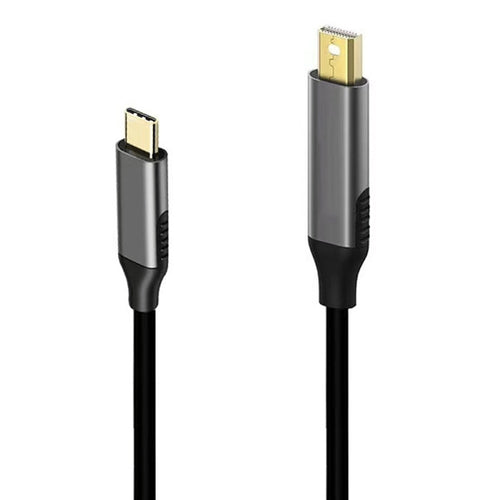สายเคเบิลอะแดปเตอร์ Mini DisplayPort ตัวผู้เป็น USB-C / Type-C ยาว 1.8 ม