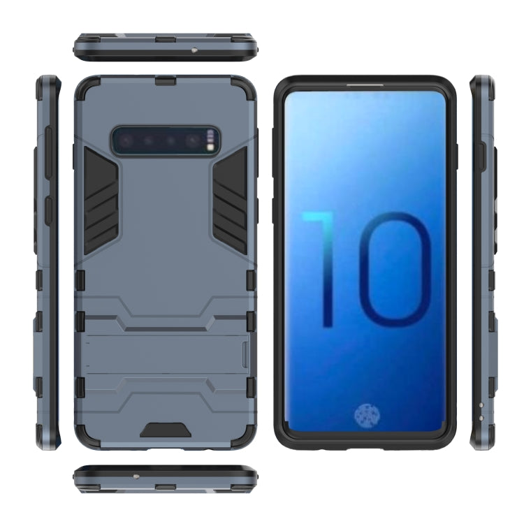 เคส PC + TPU กันกระแทกสำหรับ Galaxy S10 พร้อมตัวยึด, For Samsung Galaxy S10