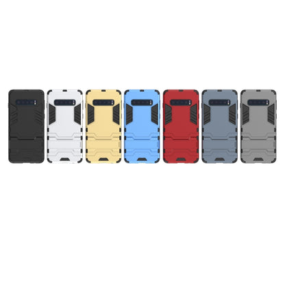 เคส PC + TPU กันกระแทกสำหรับ Galaxy S10 พร้อมตัวยึด, For Samsung Galaxy S10