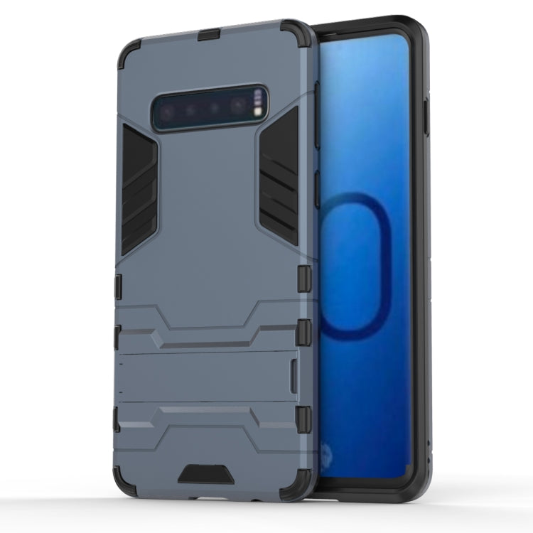เคส PC + TPU กันกระแทกสำหรับ Galaxy S10 พร้อมตัวยึด, For Samsung Galaxy S10