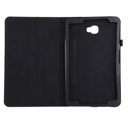 สำหรับ Galaxy Tab A 10.1 / T580 เนื้อลิ้นจี่ซองหนังพลิกแนวนอนแม่เหล็กพร้อมตัวยึดและฟังก์ชั่น Sleep / Wake-up, For Galaxy Tab A 10.1 (2016) / T580, Galaxy Tab A 10.1 (2016)