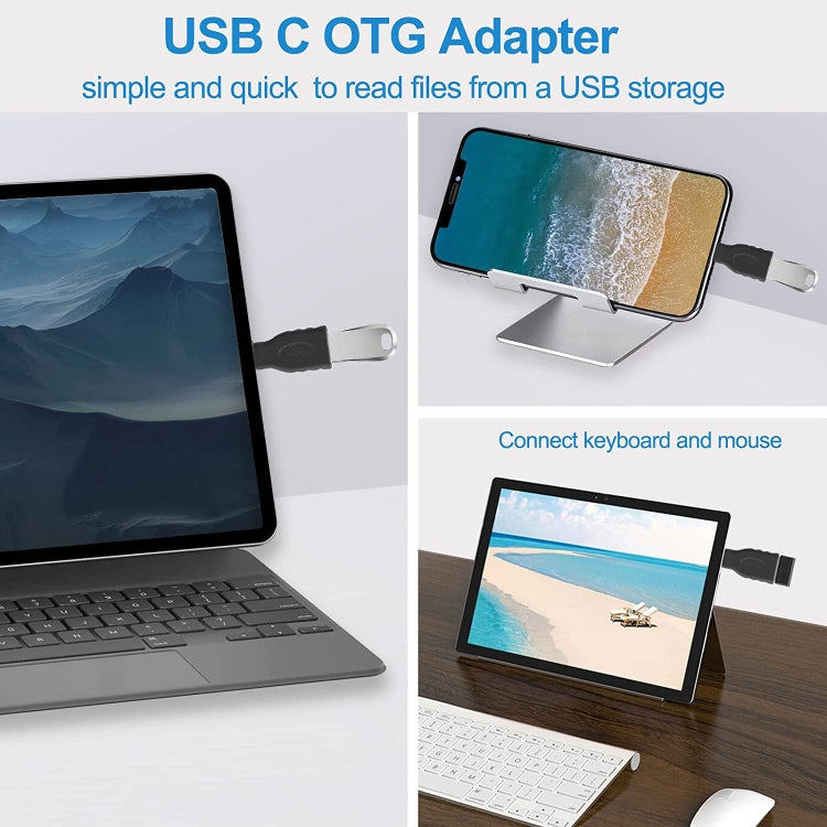USB-C / Type-C ตัวผู้เป็น USB 3.0 อะแดปเตอร์แปลง OTG ตัวเมีย