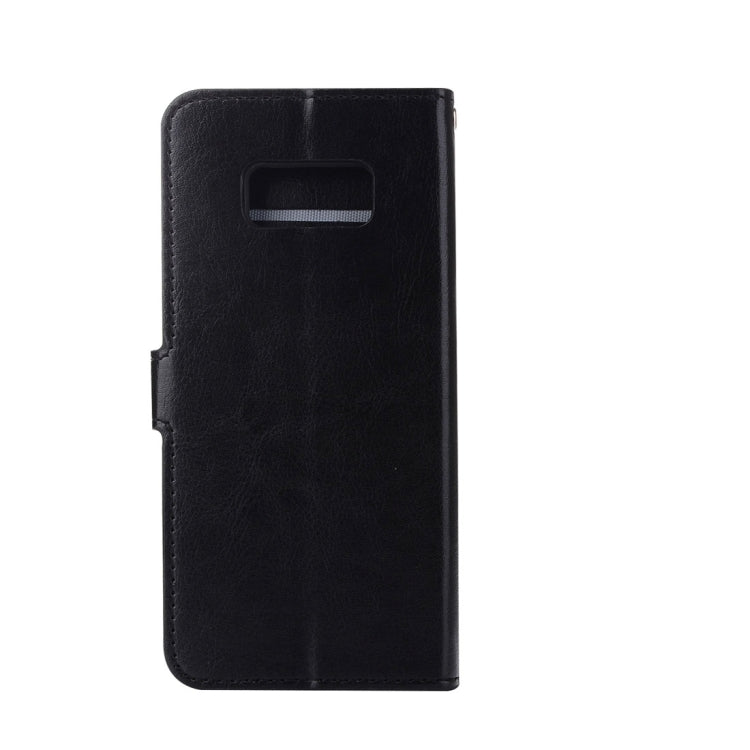สำหรับ Galaxy S8 Retro Crazy Horse Texture ซองหนังพลิกแนวนอนพร้อมตัวยึดและช่องเสียบการ์ดและกระเป๋าสตางค์และกรอบรูป, For Samsung Galaxy S8, For Galaxy S8, Galaxy S8