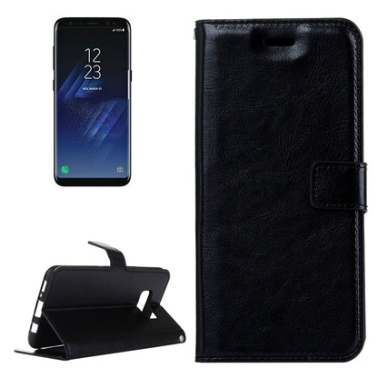 สำหรับ Galaxy S8 Retro Crazy Horse Texture ซองหนังพลิกแนวนอนพร้อมตัวยึดและช่องเสียบการ์ดและกระเป๋าสตางค์และกรอบรูป, For Samsung Galaxy S8, For Galaxy S8, Galaxy S8