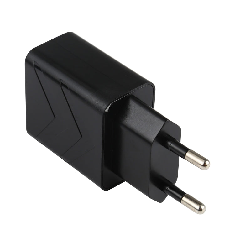 LZ-715 18W QC3.0 USB พอร์ตเดียวเครื่องชาร์จเดินทางที่รวดเร็ว, ปลั๊ก EU, EU Plug