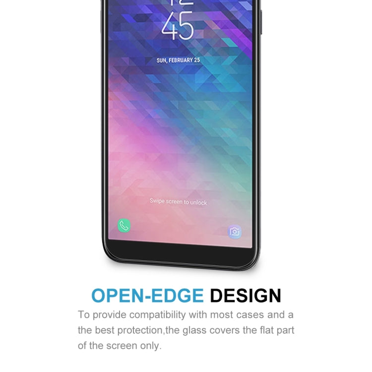 50 ชิ้น 0.26mm 9H 2.5D ฟิล์มกระจกนิรภัยสำหรับ Galaxy A6 (2018), For Galaxy A6+ (2018)