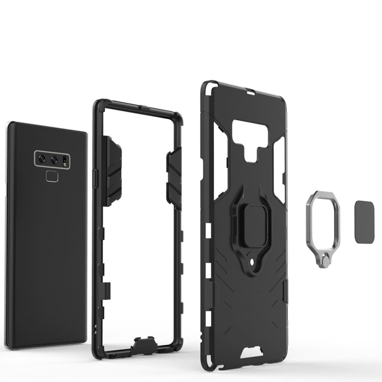 เคสกันกระแทก PC + TPU พร้อมที่วางแหวนแม่เหล็กสำหรับ Galaxy Note9, For Galaxy Note9