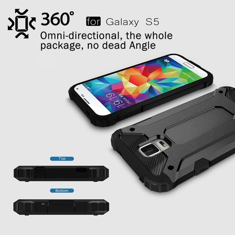 สำหรับ Galaxy S5 / G900 Tough Armor TPU + PC เคสรวม, For Galaxy S5 / G900
