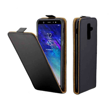 ซองหนัง TPU แนวตั้งแบบธุรกิจสำหรับ Samsung Galaxy A6 Plus (2018) พร้อมช่องเสียบการ์ด, For Samsung Galaxy A6 Plus (2018)