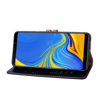 ซองหนังพลิกแนวนอนเนื้อน้ำมันขี้ผึ้งสไตล์ธุรกิจสำหรับ Samsung Galaxy A9 (2018) / A9s พร้อมตัวยึดและช่องเสียบการ์ดและกระเป๋าสตางค์ c, For Galaxy A9 (2018) / A9s