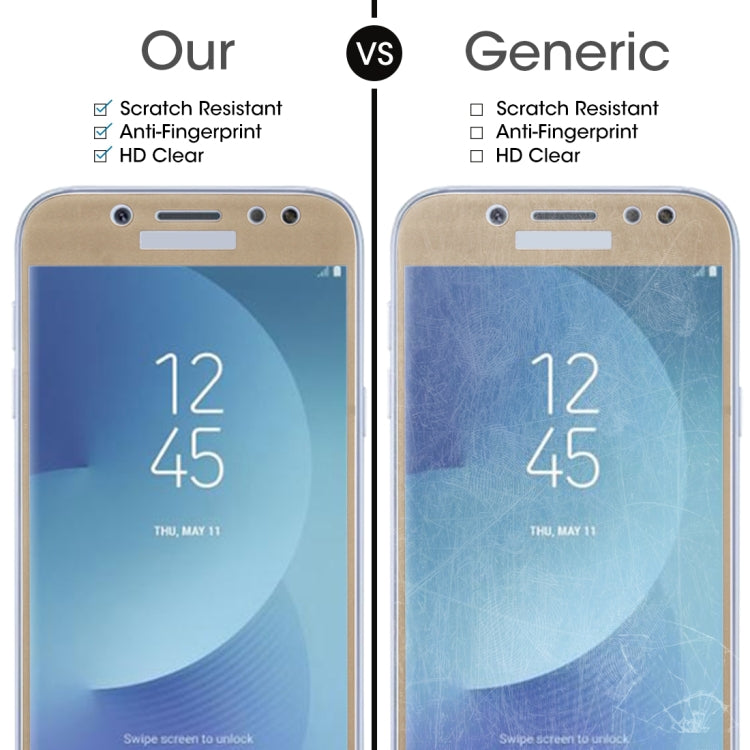 สำหรับ Galaxy J5 (2017) (เวอร์ชัน EU) 0.26mm 9H ความแข็งพื้นผิว 2.5D Curved Silk-screen Full Screen กระจกนิรภัยป้องกันหน้าจอ, For Galaxy J5 (2017) (EU Version)