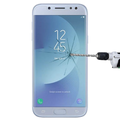 1 ชิ้นสำหรับ Galaxy J5 (2017) (เวอร์ชันสหภาพยุโรป) 0.26 มิลลิเมตร 9H ความแข็งพื้นผิว 2.5D ป้องกันการระเบิดไม่เต็มหน้าจอฟิล์มกระจกนิรภัย, For Galaxy J5 (2017) (EU Version)