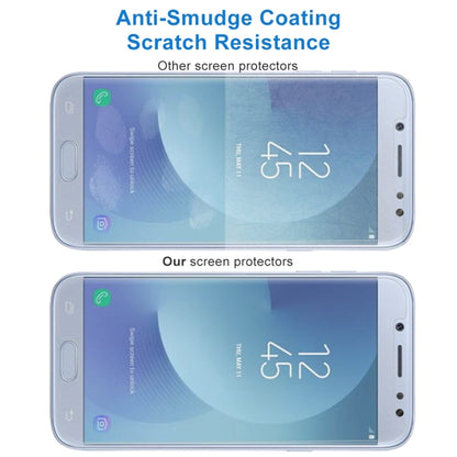 1 ชิ้นสำหรับ Galaxy J5 (2017) (เวอร์ชันสหภาพยุโรป) 0.26 มิลลิเมตร 9H ความแข็งพื้นผิว 2.5D ป้องกันการระเบิดไม่เต็มหน้าจอฟิล์มกระจกนิรภัย, For Galaxy J5 (2017) (EU Version)