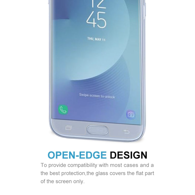 10 ชิ้นสำหรับ Galaxy J5 (2017) (เวอร์ชันสหภาพยุโรป) 0.26 มิลลิเมตร 9H ความแข็งพื้นผิว 2.5D ป้องกันการระเบิดไม่เต็มหน้าจอฟิล์มกระจกนิรภัย, For Galaxy J5 (2017) (EU Version)(10 PCS)