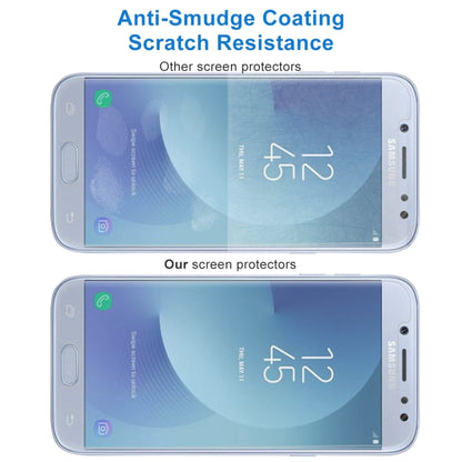 50 ชิ้นสำหรับ Galaxy J5 (2017) (เวอร์ชันสหภาพยุโรป) 0.26 มม. 9H ความแข็งพื้นผิว 2.5D ป้องกันการระเบิดไม่เต็มหน้าจอฟิล์มกระจกนิรภัย, For Galaxy J5 (2017) (EU Version) (50 PCS)