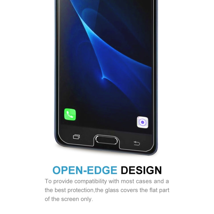 50 ชิ้นสำหรับ Galaxy J3 (2017) (เวอร์ชันสหภาพยุโรป) 0.26 มม. 9H ความแข็งพื้นผิว 2.5D ป้องกันการระเบิดไม่เต็มหน้าจอฟิล์มกระจกนิรภัย, For Galaxy J3 (2017) (EU Version) (50 PCS)