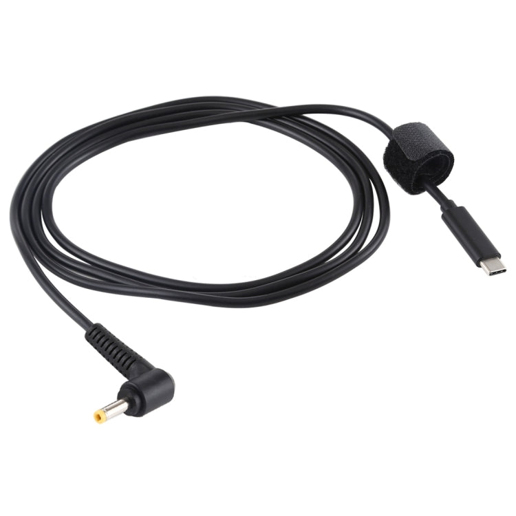 USB-C / Type-C ถึง 4.0 x 1.7 มม. สายชาร์จแล็ปท็อป, ความยาวสายเคเบิล: ประมาณ 1.5 ม., Type-C to 4.0 x 1.7mm