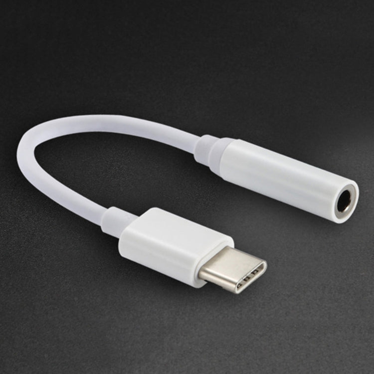 12.5 ซม. USB-C / Type-C ชายถึง 3.5 มม. ตัวแปลงอะแดปเตอร์เสียงหญิง, 12.5cm Type-C to 3.5mm