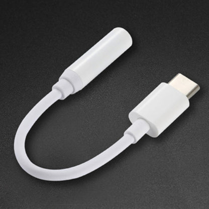 12.5 ซม. USB-C / Type-C ชายถึง 3.5 มม. ตัวแปลงอะแดปเตอร์เสียงหญิง, 12.5cm Type-C to 3.5mm