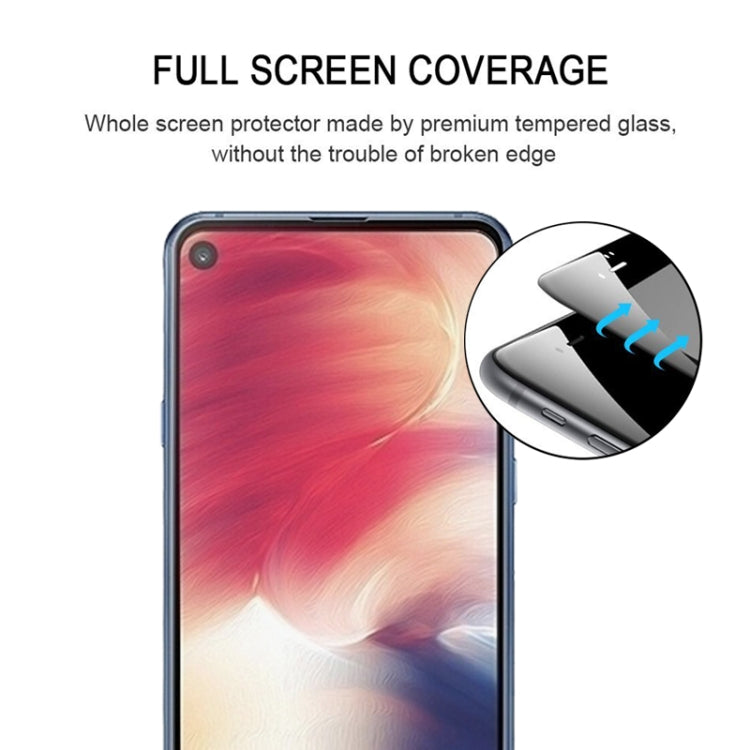 ฟิล์มกระจกนิรภัยแบบเต็มหน้าจอ 0.3 มม. 9H 2.5D สำหรับ Galaxy A8s, Galaxy A8s