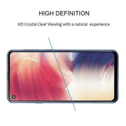 ฟิล์มกระจกนิรภัยแบบเต็มหน้าจอ 0.3 มม. 9H 2.5D สำหรับ Galaxy A8s, Galaxy A8s