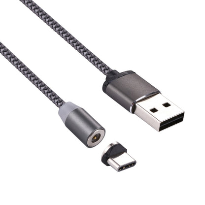 การหมุน 360 องศา 1 ม. รูปแบบสาน USB-C / Type-C ถึง USB 2.0 สายชาร์จแม่เหล็กที่แข็งแกร่งพร้อมไฟ LED