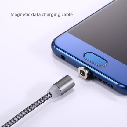 การหมุน 360 องศา 1 ม. รูปแบบสาน USB-C / Type-C ถึง USB 2.0 สายชาร์จแม่เหล็กที่แข็งแกร่งพร้อมไฟ LED