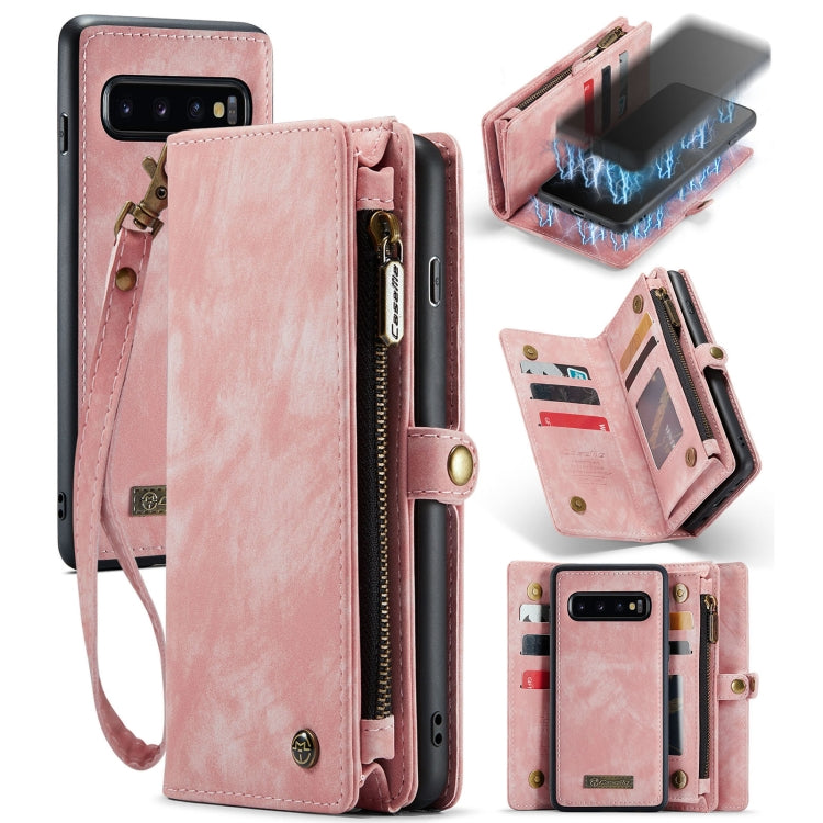 สำหรับ Samsung Galaxy S10 + CaseMe-008 เคสโทรศัพท์หนังพลิกมัลติฟังก์ชั่นที่ถอดออกได้, For Samsung Galaxy S10+