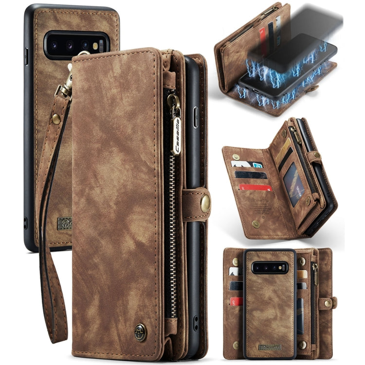 สำหรับ Samsung Galaxy S10 + CaseMe-008 เคสโทรศัพท์หนังพลิกมัลติฟังก์ชั่นที่ถอดออกได้, For Samsung Galaxy S10+