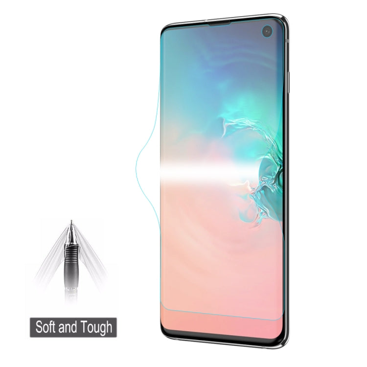 ENKAY Hat-Prince 0.1 มม. 3D แบบเต็มหน้าจอป้องกันฟิล์มไฮโดรเจลป้องกันการระเบิดสำหรับ Galaxy S10, TPU + TPE + วัสดุ PET, Galaxy S10
