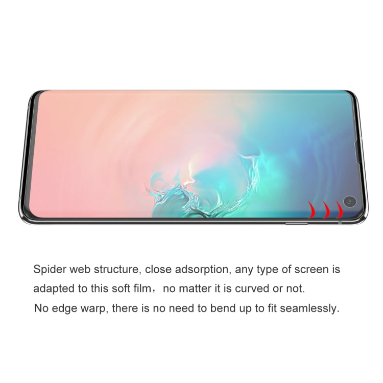 ENKAY Hat-Prince 0.1 มม. 3D แบบเต็มหน้าจอป้องกันฟิล์มไฮโดรเจลป้องกันการระเบิดสำหรับ Galaxy S10, TPU + TPE + วัสดุ PET, Galaxy S10