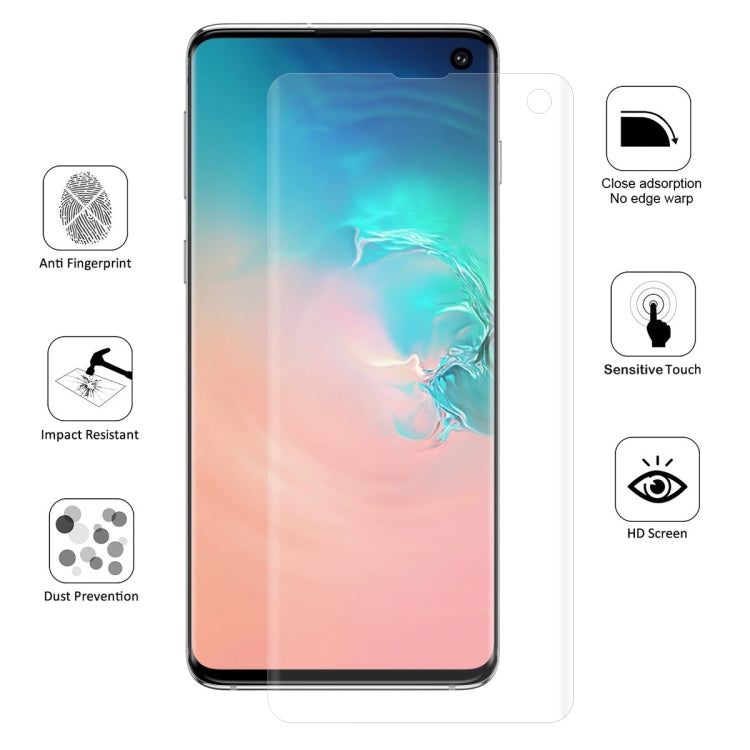 ENKAY Hat-Prince 0.1 มม. 3D แบบเต็มหน้าจอป้องกันฟิล์มไฮโดรเจลป้องกันการระเบิดสำหรับ Galaxy S10, TPU + TPE + วัสดุ PET, Galaxy S10