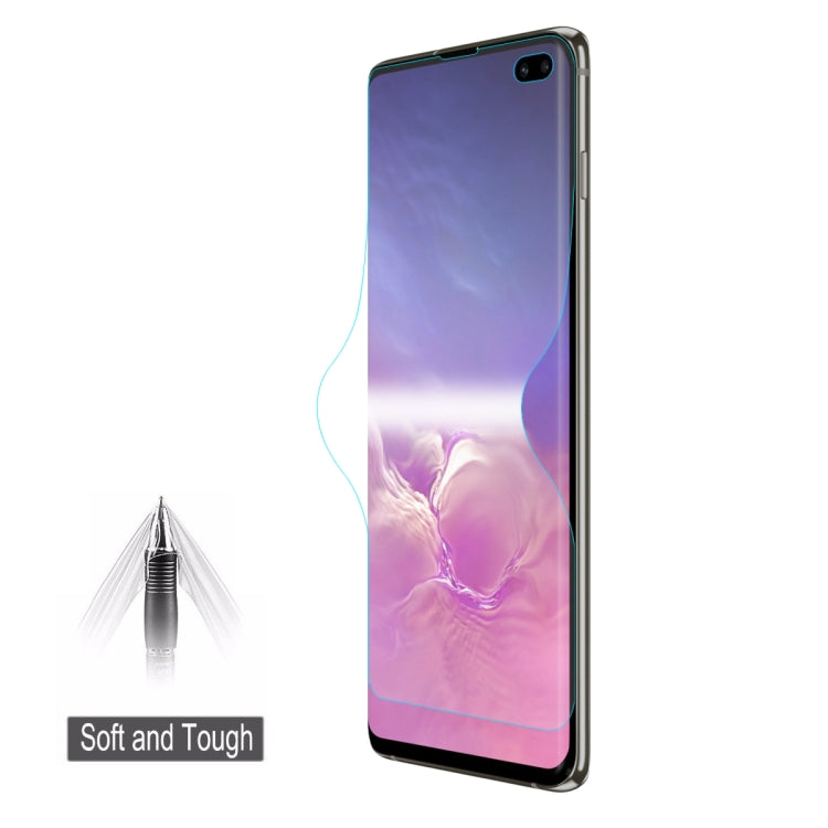 ENKAY Hat-Prince 0.1 มม. 3D แบบเต็มหน้าจอป้องกันฟิล์มไฮโดรเจลป้องกันการระเบิดสำหรับ Galaxy S10 +, TPU + TPE + วัสดุ PET, Galaxy S10+