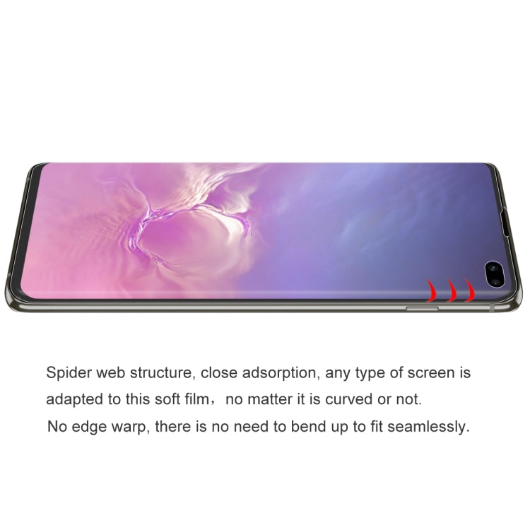 ENKAY Hat-Prince 0.1 มม. 3D แบบเต็มหน้าจอป้องกันฟิล์มไฮโดรเจลป้องกันการระเบิดสำหรับ Galaxy S10 +, TPU + TPE + วัสดุ PET, Galaxy S10+