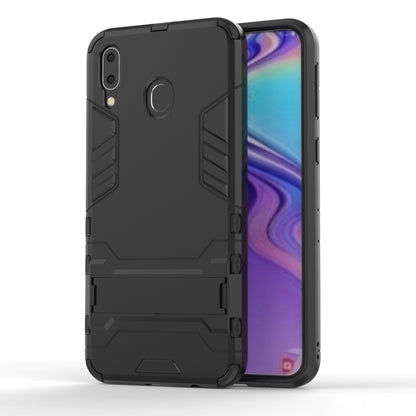 เคส PC + TPU กันกระแทกสำหรับ Galaxy M20 พร้อมตัวยึด, For Samsung Galaxy M20