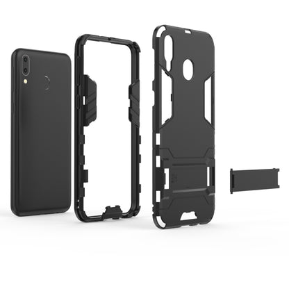 เคส PC + TPU กันกระแทกสำหรับ Galaxy M20 พร้อมตัวยึด, For Samsung Galaxy M20
