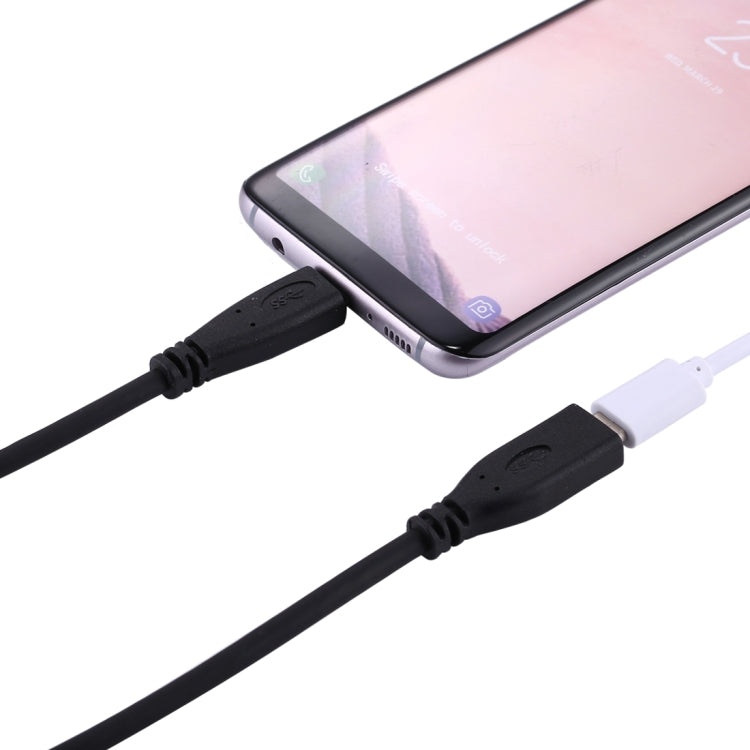 สายเคเบิลอะแดปเตอร์ตัวเชื่อมต่อ USB-C / Type-C 3.1 ตัวผู้เป็น USB-C / Type-C ขนาด 1 ม, 1m
