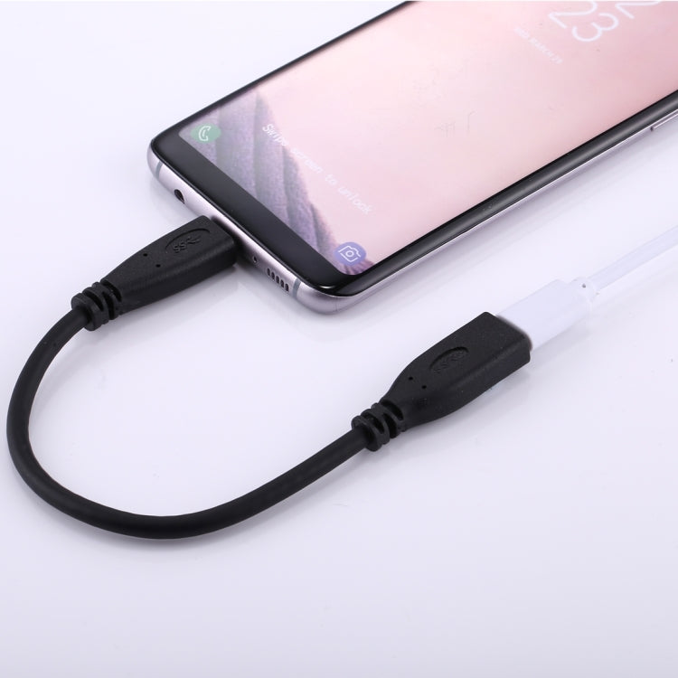 สายเคเบิลอะแดปเตอร์เชื่อมต่อ USB-C / Type-C 3.1 ชายกับ USB-C / Type-C ขนาด 20 ซม., 20cm