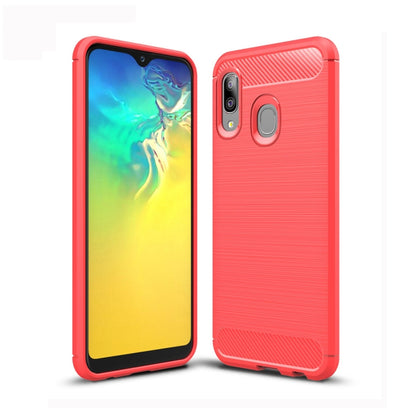 เคส TPU คาร์บอนไฟเบอร์เนื้อแปรงสำหรับ Galaxy A20e, For Galaxy A20e