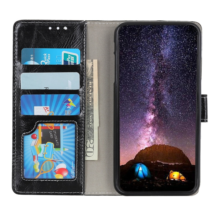 ซองหนังพลิกแนวนอนเนื้อม้าบ้าย้อนยุคสำหรับ Galaxy A20e พร้อมตัวยึดและช่องเสียบการ์ดและกระเป๋าสตางค์และกรอบรูป, For Galaxy A20e, For Samsung Galaxy A20e