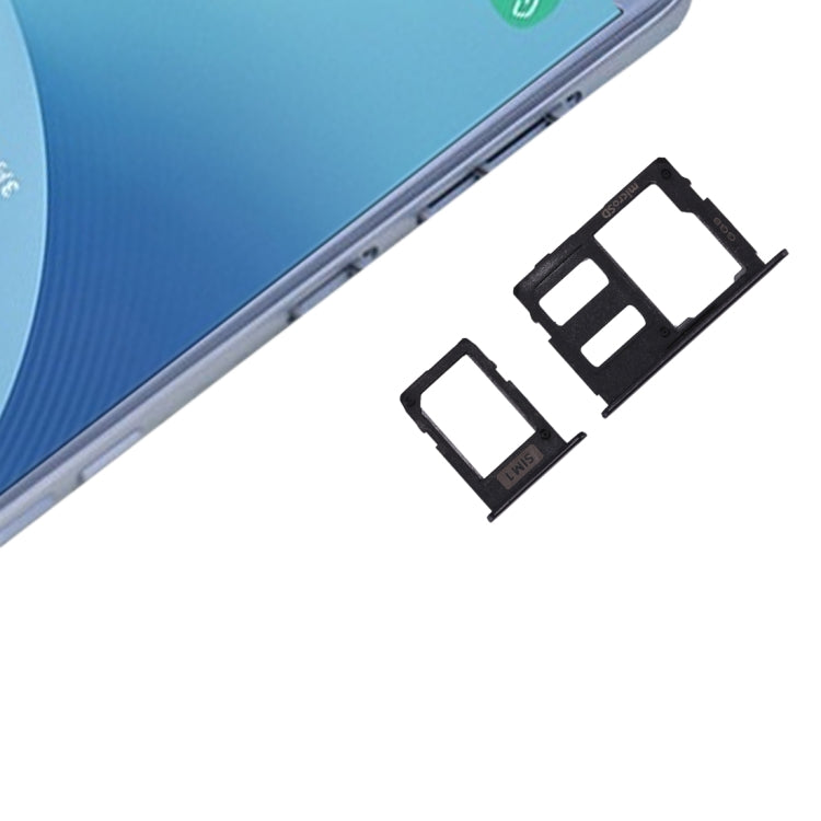 ถาดซิมการ์ด + ถาดการ์ด Micro SD สำหรับ Galaxy J3 (2017) ซิมเดียว / J330 & J5 (2017) ซิมเดียว / J530 & J7 (2017) ซิมเดียว / J730, Galaxy J3 (2017) Single, For Galaxy J730 Single, For Samsung Galaxy J330 & J530 & J730 Single SIM, For Galaxy J730 Single SIM