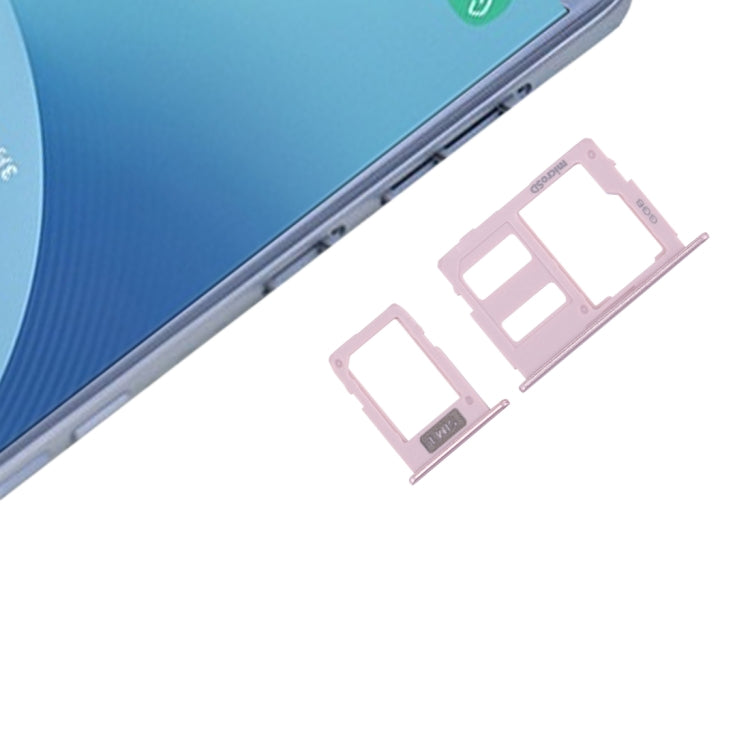 ถาดซิมการ์ด + ถาดการ์ด Micro SD สำหรับ Galaxy J3 (2017) ซิมเดียว / J330 & J5 (2017) ซิมเดียว / J530 & J7 (2017) ซิมเดียว / J730, Galaxy J3 (2017) Single, For Galaxy J730 Single, For Samsung Galaxy J330 & J530 & J730 Single SIM, For Galaxy J730 Single SIM