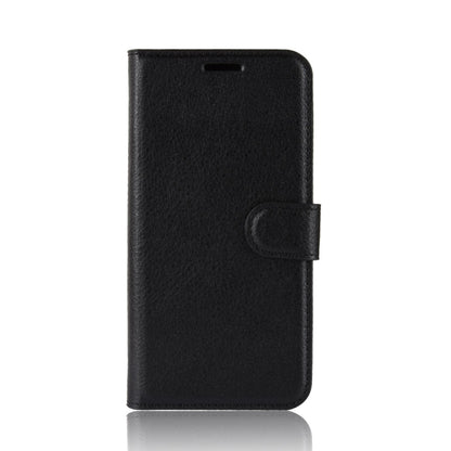 เคสหนังพลิกแนวนอนเนื้อลิ้นจี่สำหรับ Galaxy A20e พร้อมกระเป๋าสตางค์และที่ใส่และช่องเสียบการ์ด, For Galaxy A20e