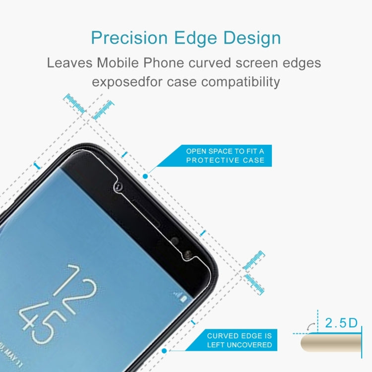 ฟิล์มกระจกนิรภัย 0.26mm 9H 2.5D สำหรับ Galaxy J4 (2018), For Galaxy J4 (2018)(1 PC)