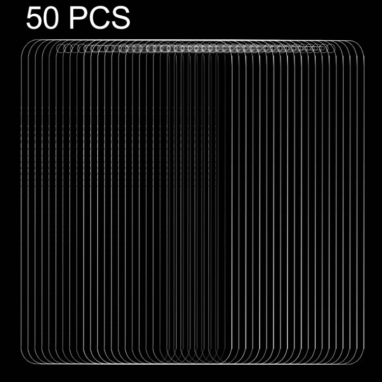 50 ชิ้น 0.26mm 9H 2.5D ฟิล์มกระจกนิรภัยสำหรับ Galaxy J8 (2018) ไม่มีแพ็คเกจขายปลีก, For Galaxy J8 (2018) (50 PCS)