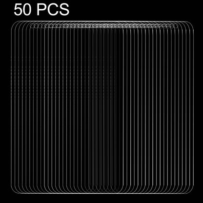 50 ชิ้น 0.26mm 9H 2.5D ฟิล์มกระจกนิรภัยสำหรับ Galaxy J8 (2018) ไม่มีแพ็คเกจขายปลีก, For Galaxy J8 (2018) (50 PCS)