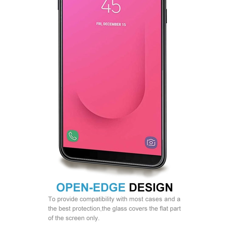 50 ชิ้น 0.26mm 9H 2.5D ฟิล์มกระจกนิรภัยสำหรับ Galaxy J8 (2018) ไม่มีแพ็คเกจขายปลีก, For Galaxy J8 (2018) (50 PCS)